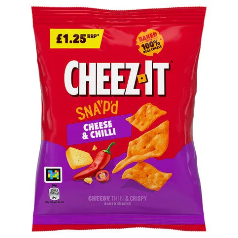 Cheez-It Snap'd Cheese & Chilli Baked Snacks 65g