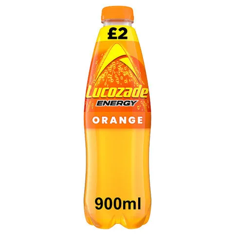 Lucozade Energy Drink Orange 900ml