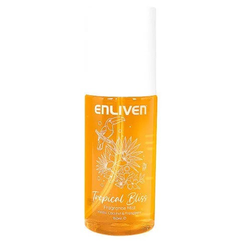 Enliven Tropical Bliss Vanilla, Coconut & Frangipani Fragrance Mist 150ml