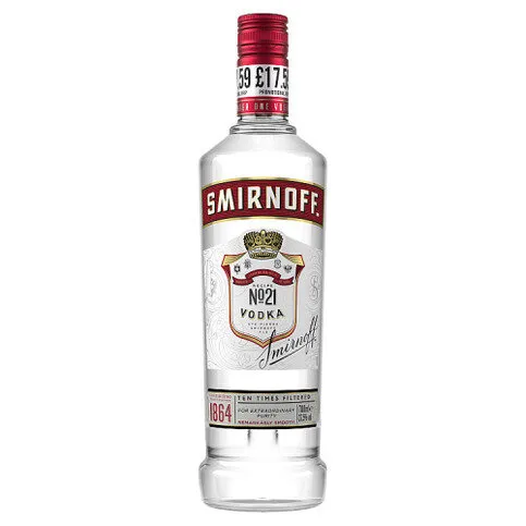 Smirnoff No. 21 Vodka 37.5% vol 70cl