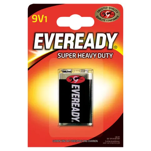 Eveready® Super Heavy Duty 9V Battery 1-Pack