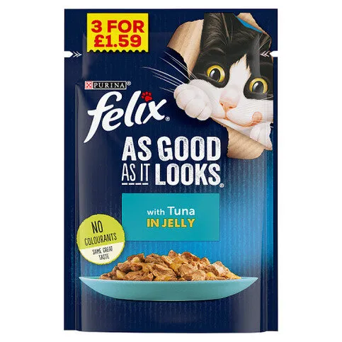 Felix As Good As It Looks with Tuna in Jelly 100g