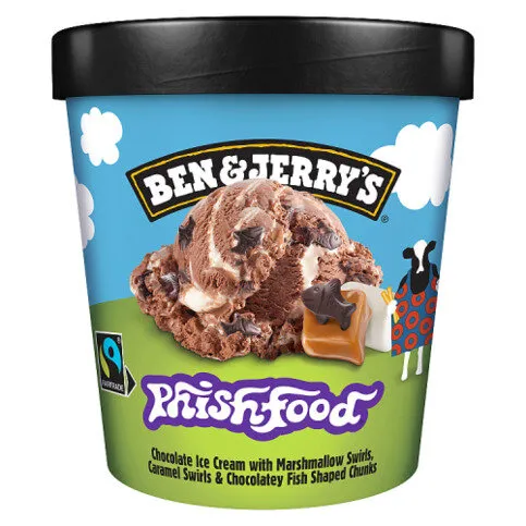 Ben & Jerry's  Ice Cream Phish Food 465ml