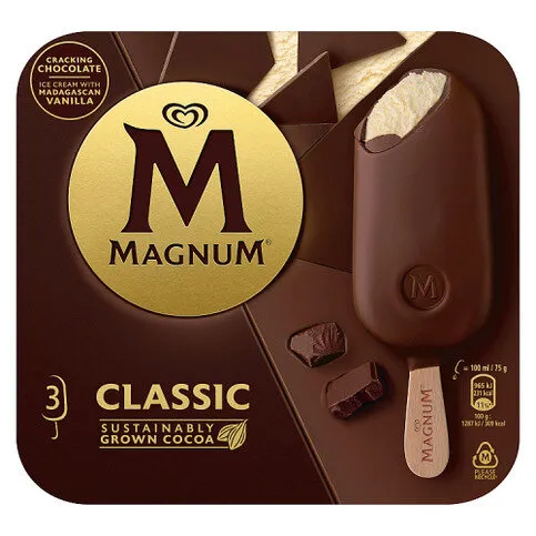 Magnum  Ice Cream Sticks Classic 3 x 100ml