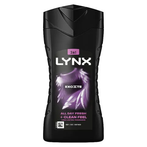 Lynx 3-in-1 Body Wash Excite 225ml