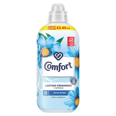 Comfort  Fabric Conditioner Blue Skies 33 washes (990 ml)